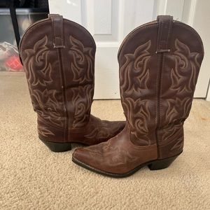 Laredo Leather Cowboy Boots